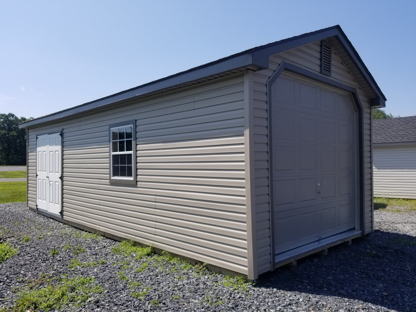 12x28 Garden Garage with Vinyl Siding