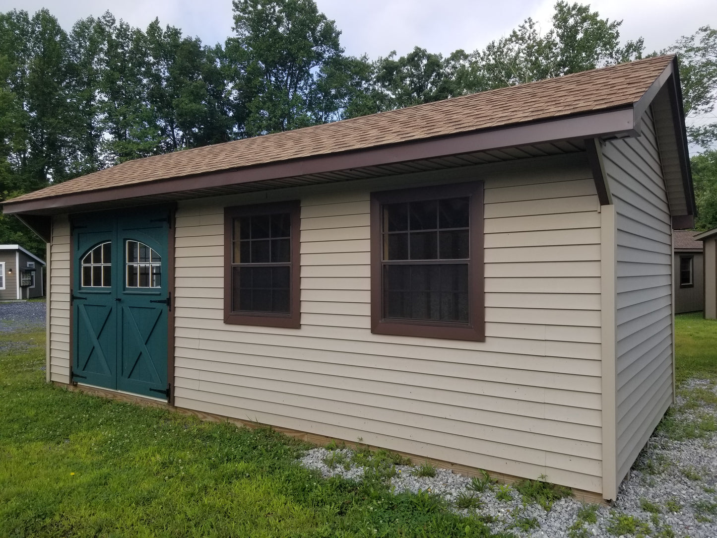 10x22 Garden Quaker with Vinyl Siding