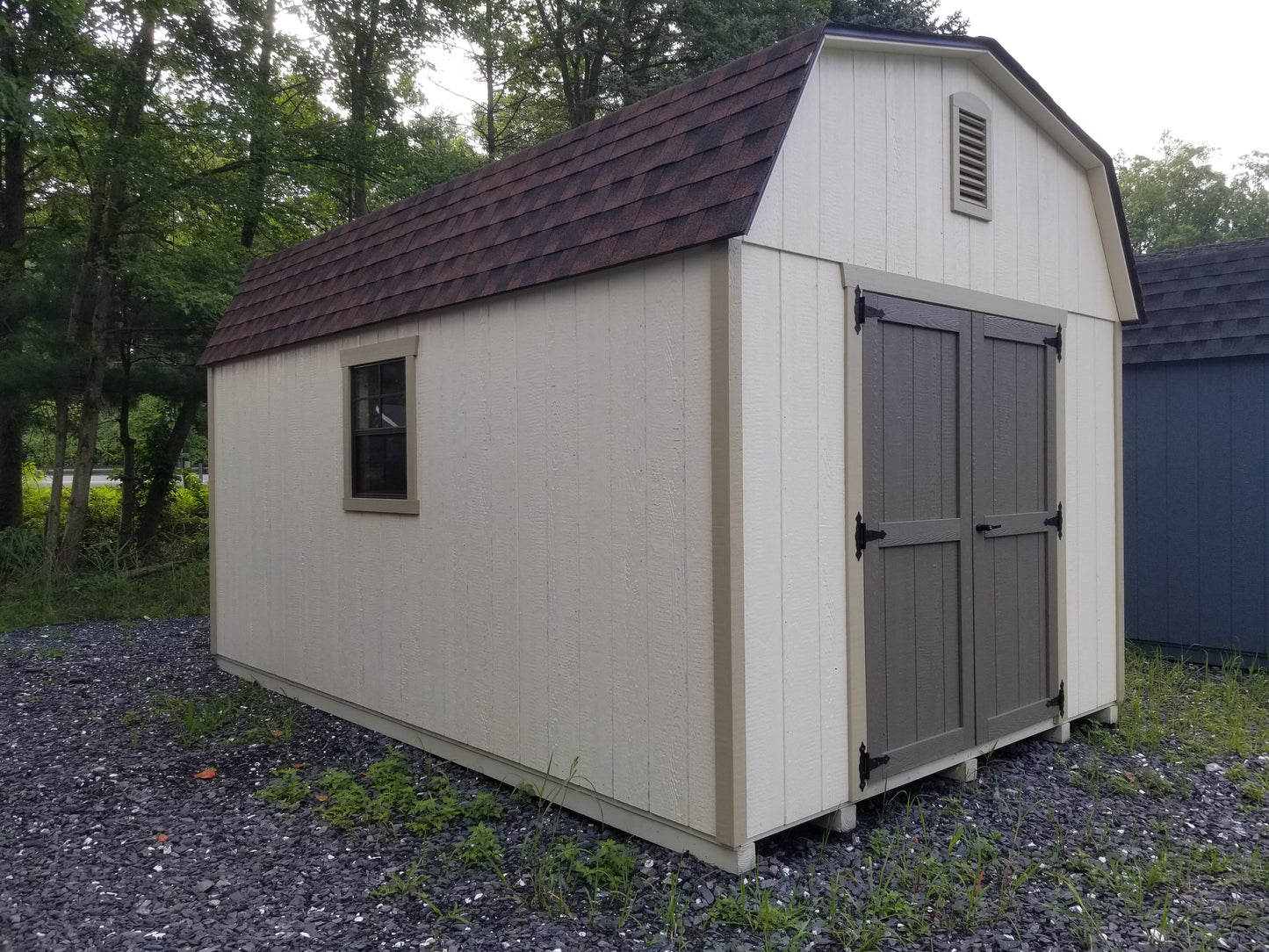 10x16 High Barn with SmartTec Siding