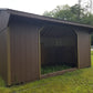 10x16 Horse Run-in Shed with SmartTec Siding