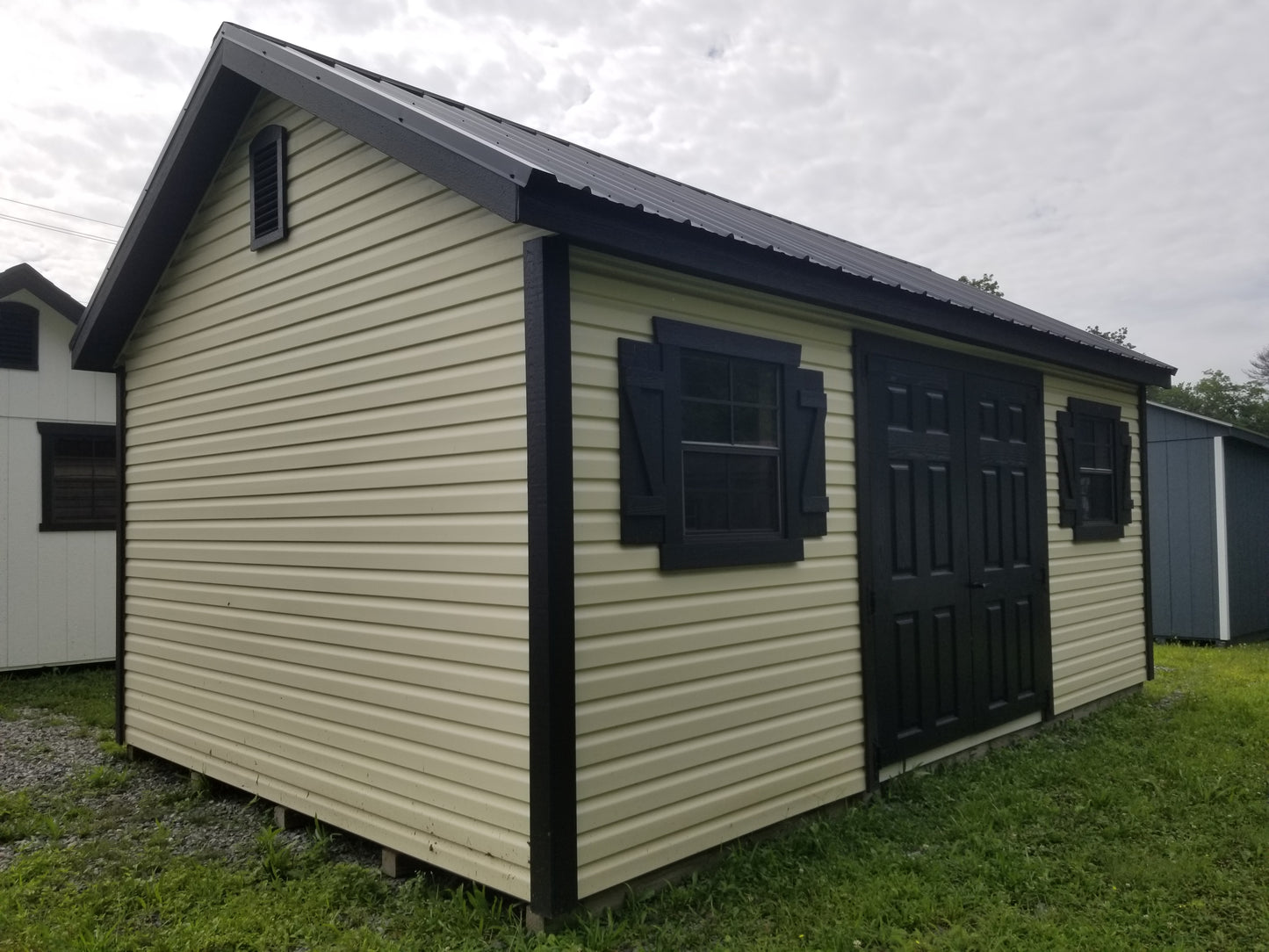 12 x 18 Garden Shed with Vinyl Siding