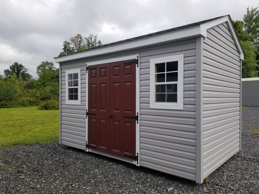 8x12 A-frame with Vinyl Siding