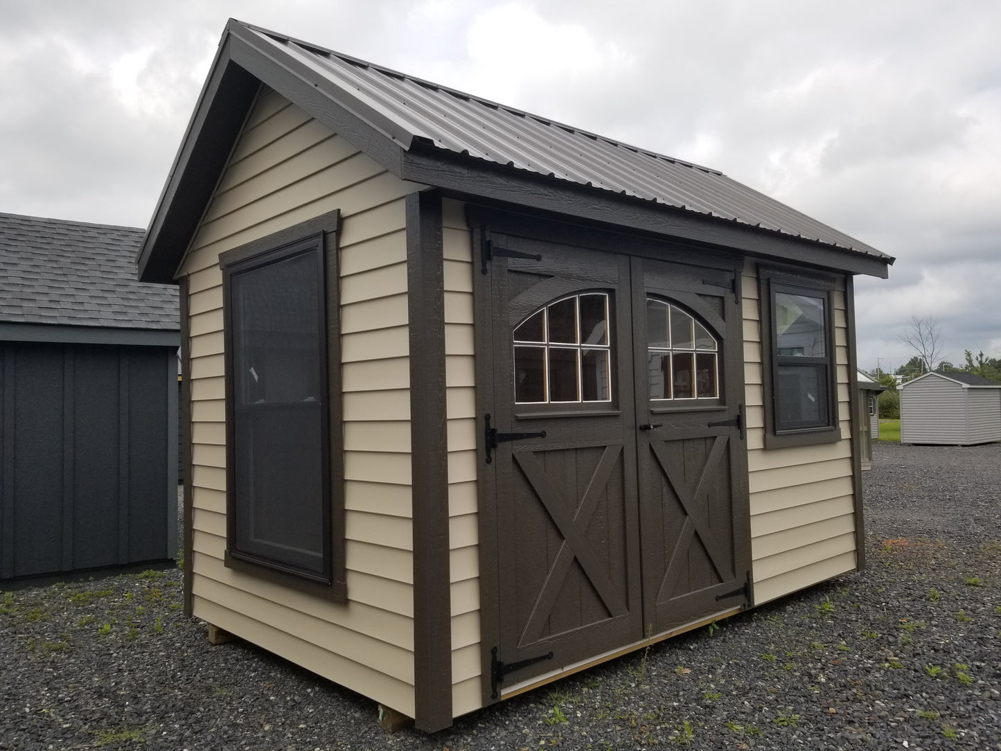 8x12 Garden Shed with Vinyl Siding