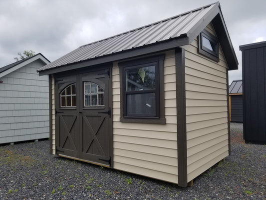 8x12 Garden Shed with Vinyl Siding