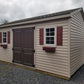 10x16 A-frame with Vinyl Siding