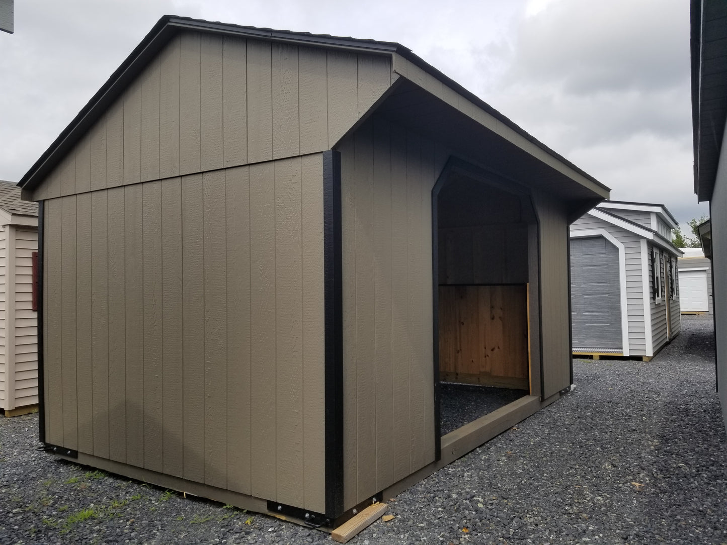 10x16 Run-In Shed with SmartTec Siding