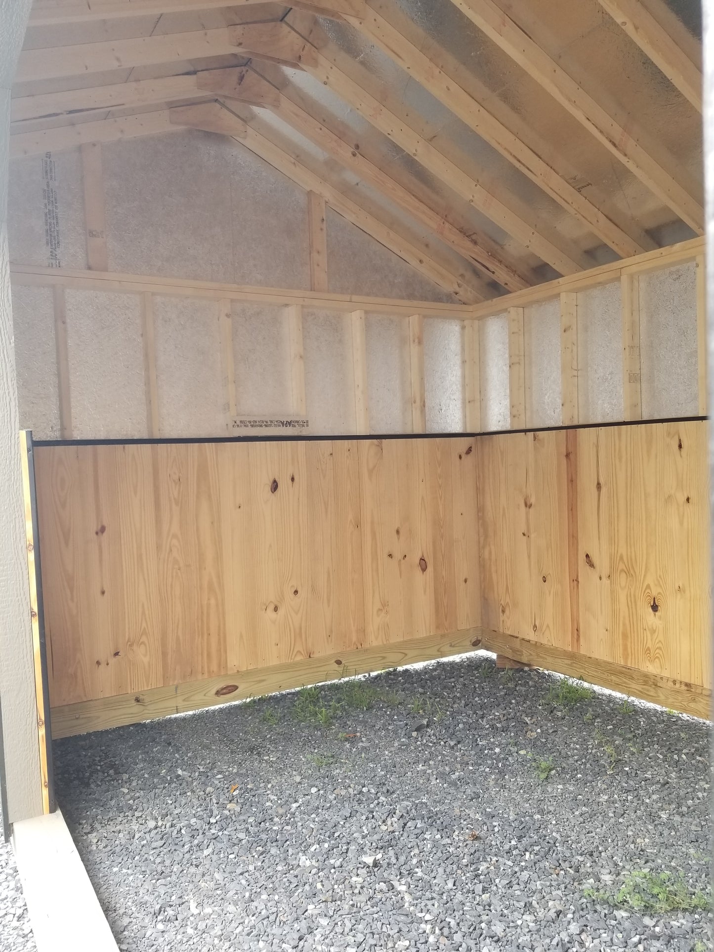 10x16 Run-In Shed with SmartTec Siding