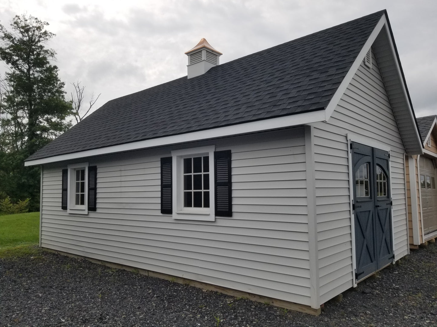 14x24 Colonial Garden Shed with Vinyl Siding