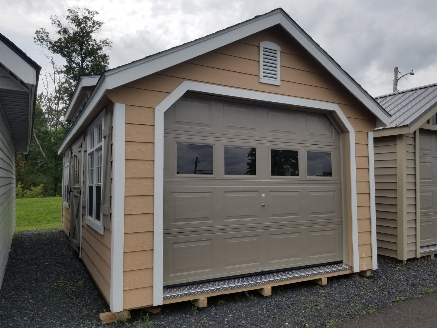 12x24 Garden Shed Garage with Lap Siding