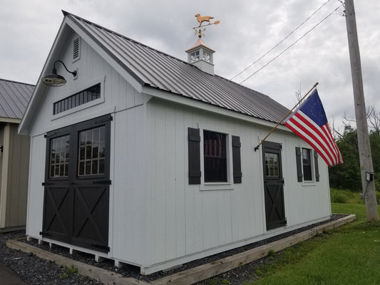14x24 New England Barn with SmartTec Siding