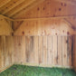 10x14 Horse Run-in with Pine Board & Batten Siding