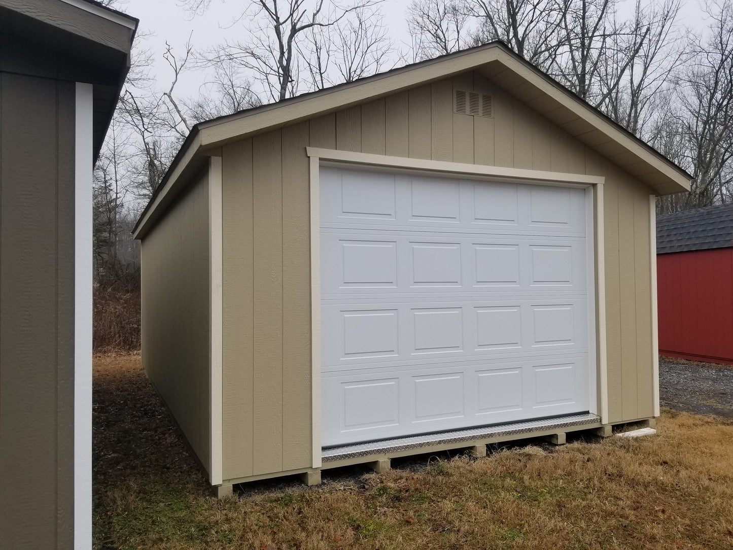 14x22 A-frame Garage with SmartTec Siding