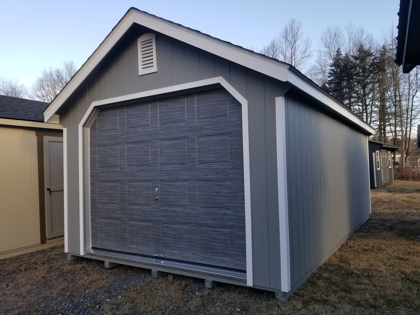 12x20 Garden Shed Garage with SmartTec Siding