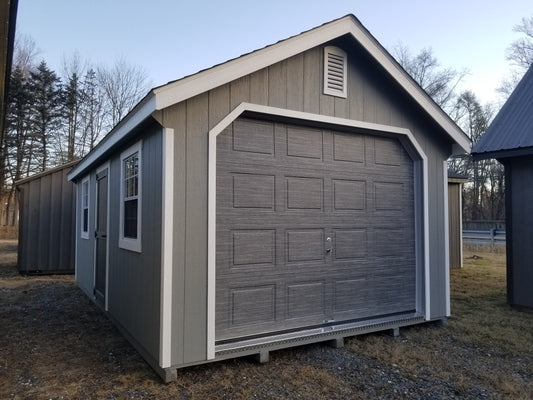 12x20 Garden Shed Garage with SmartTec Siding