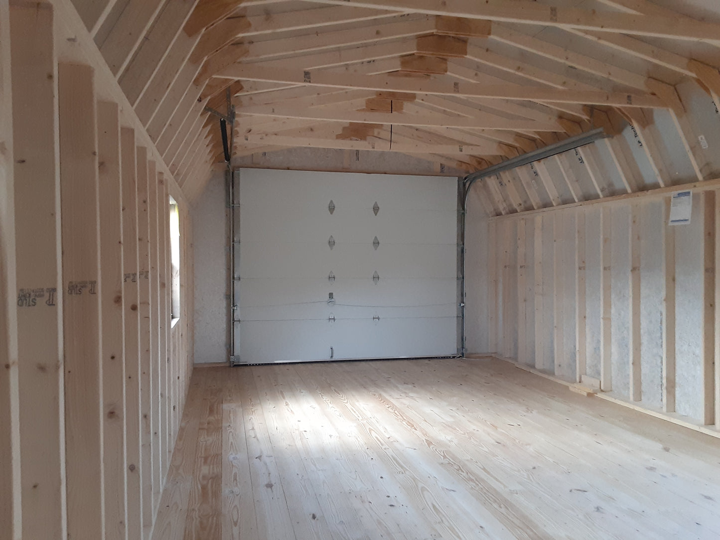 14x28 High Barn Garage with SmartTec Siding