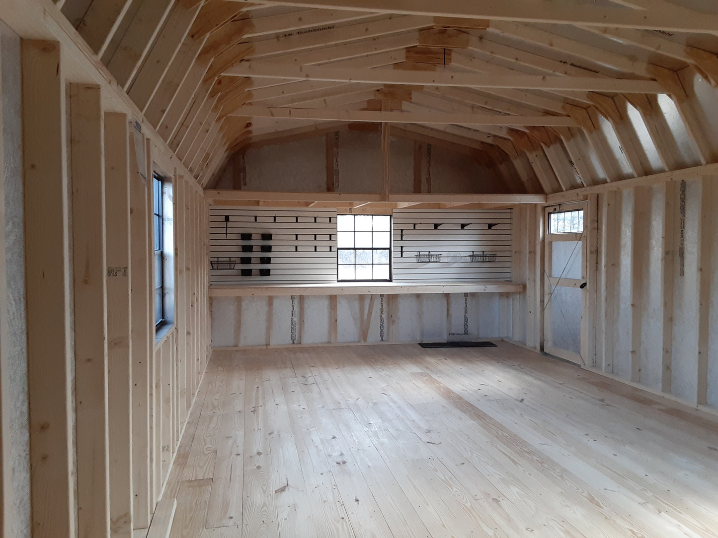 14x28 High Barn Garage with SmartTec Siding
