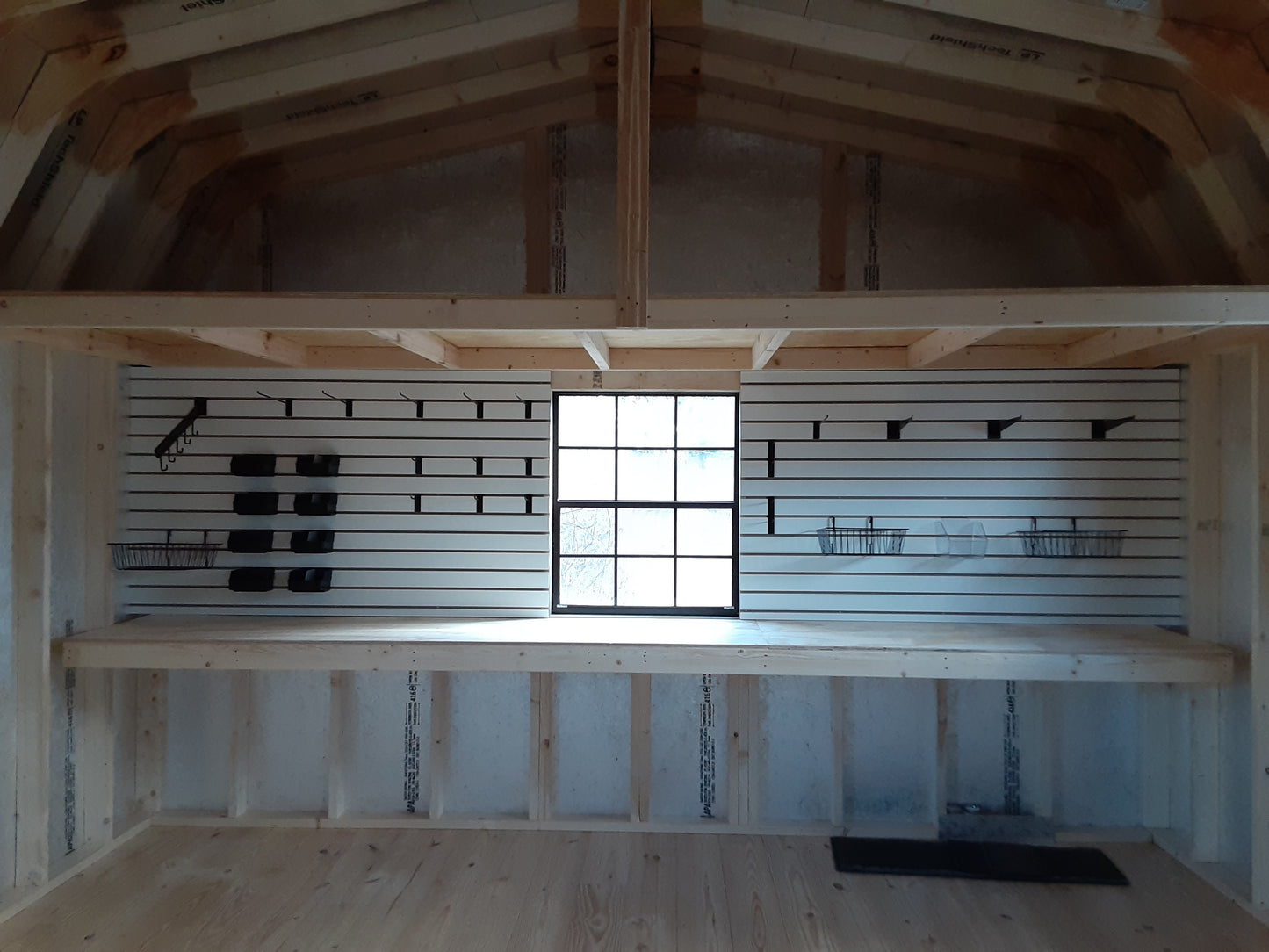 14x28 High Barn Garage with SmartTec Siding