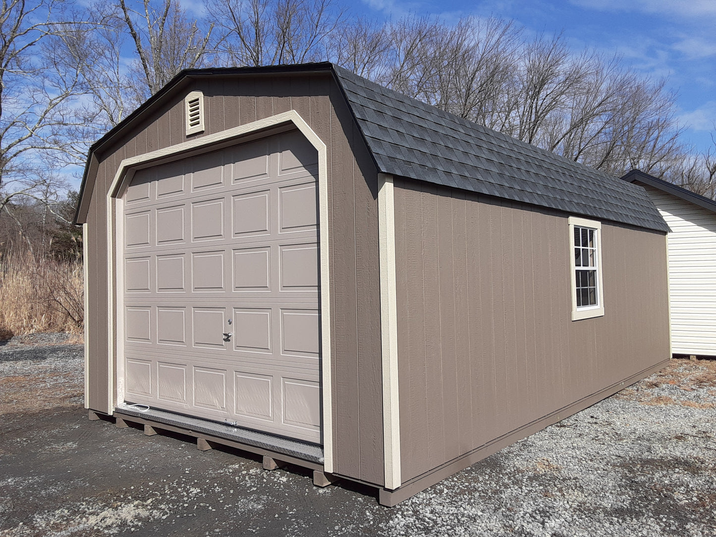 14x24 High Barn Garage with SmartTec Siding