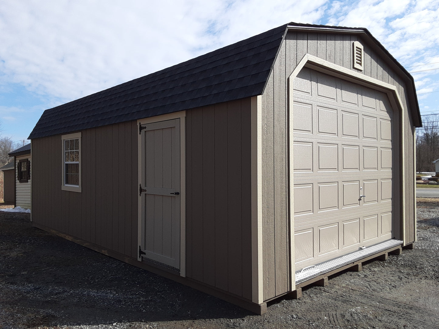 14x24 High Barn Garage with SmartTec Siding