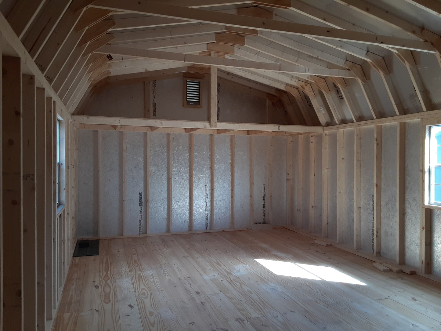 14x24 High Barn Garage with SmartTec Siding