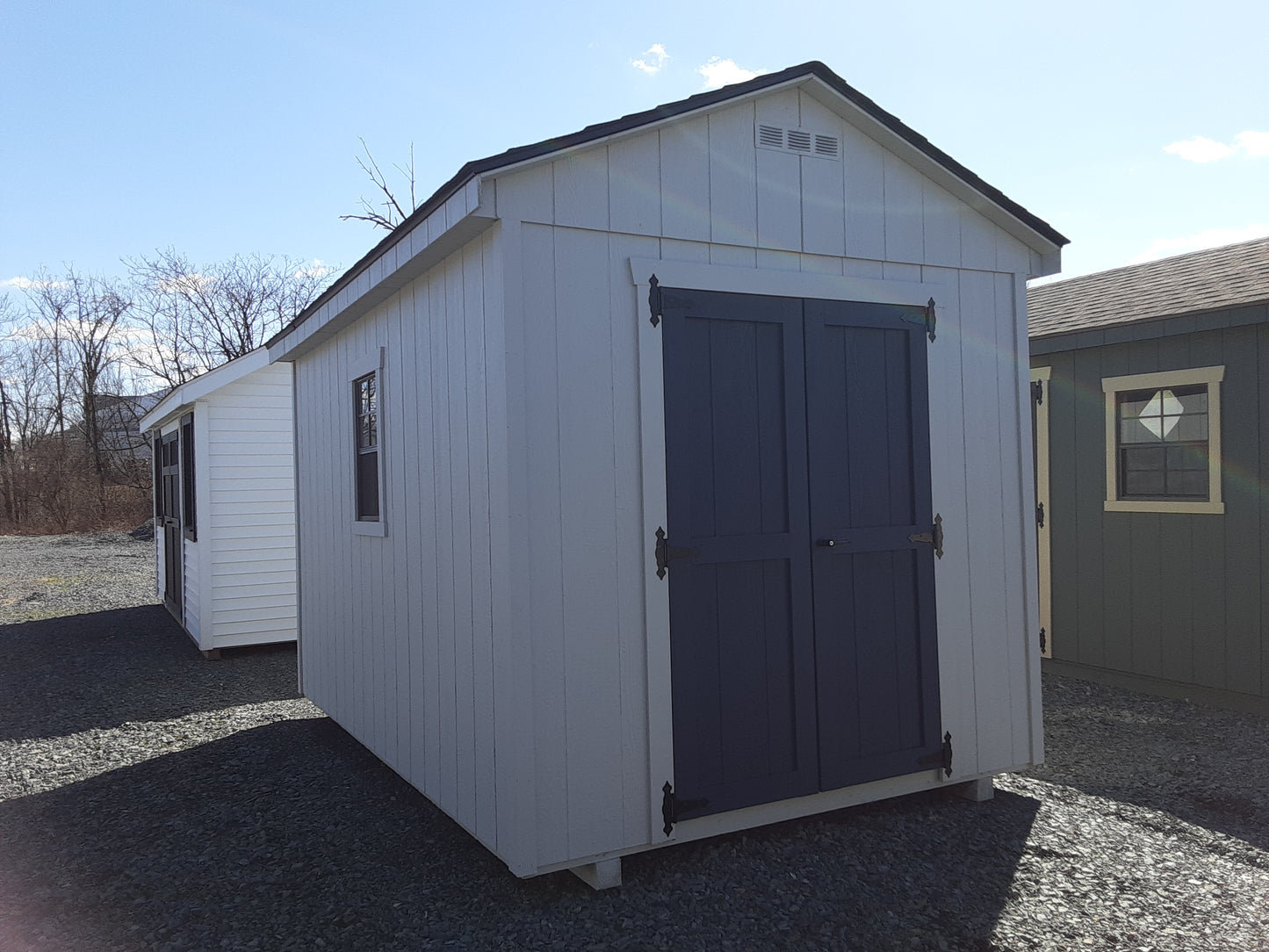 8x12 A-frame with SmartTec Siding