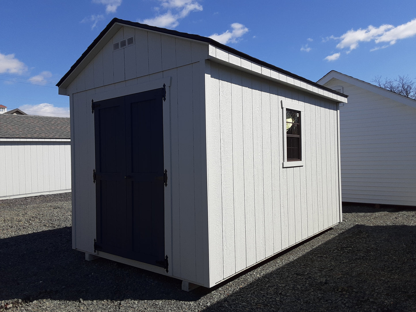 8x12 A-frame with SmartTec Siding