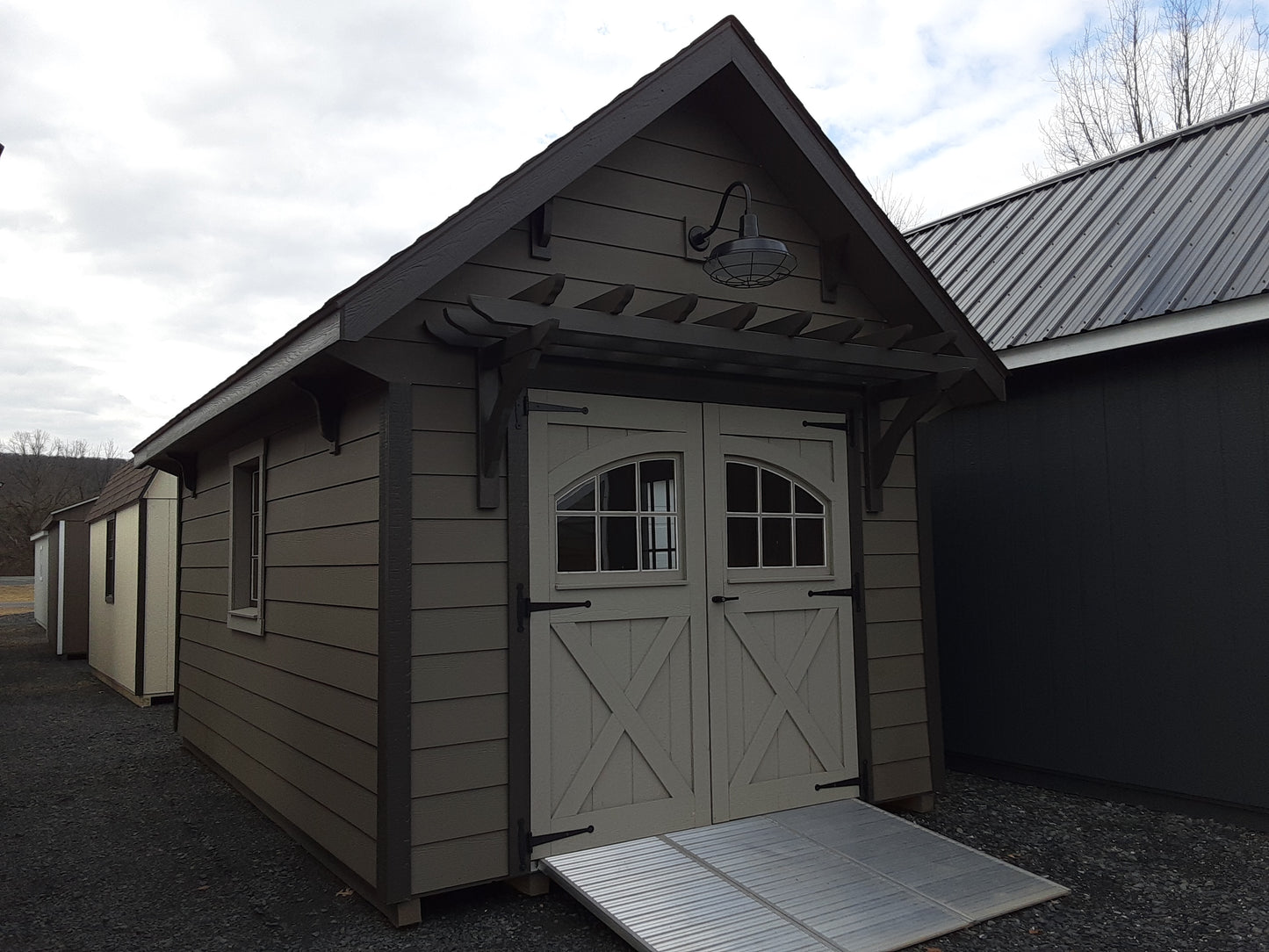 10x16 Colonial Garden Shed with James Hardie Lap Siding