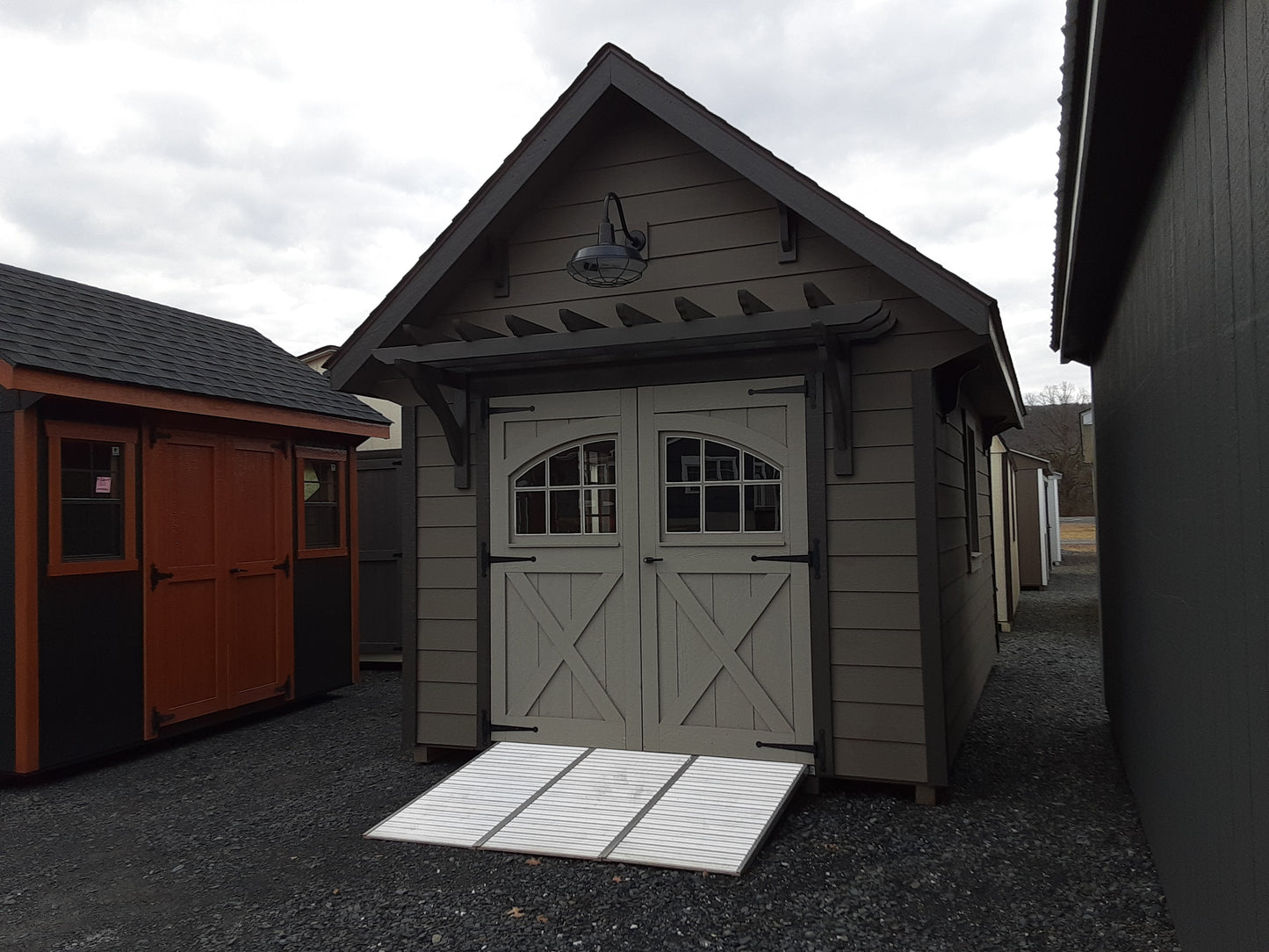 10x16 Colonial Garden Shed with James Hardie Lap Siding