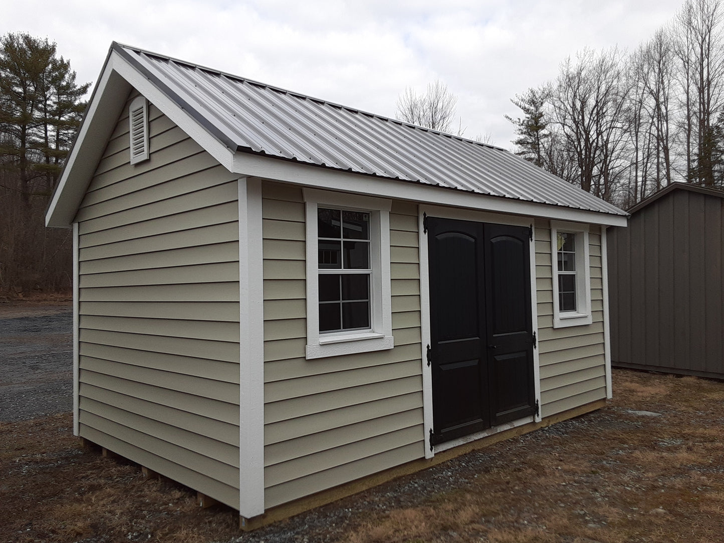 10x16 Garden Shed with Vinyl Siding