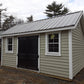 10x16 Garden Shed with Vinyl Siding