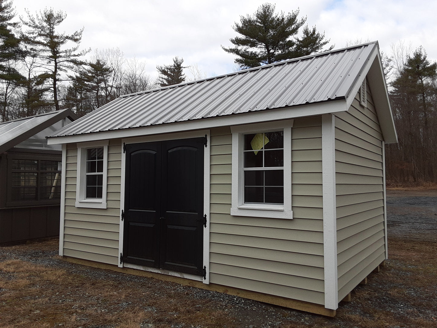 10x16 Garden Shed with Vinyl Siding