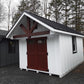 10x14 Garden with Alpine Overhang and James Hardie Board & Batten Siding