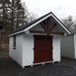 10x14 Garden with Alpine Overhang and James Hardie Board & Batten Siding