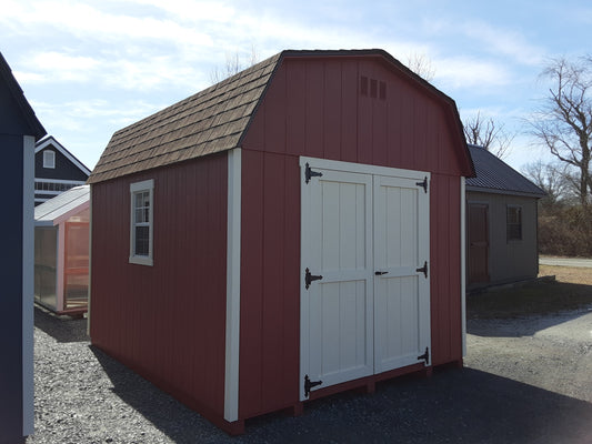 10x12 High Barn with SmartTec Siding