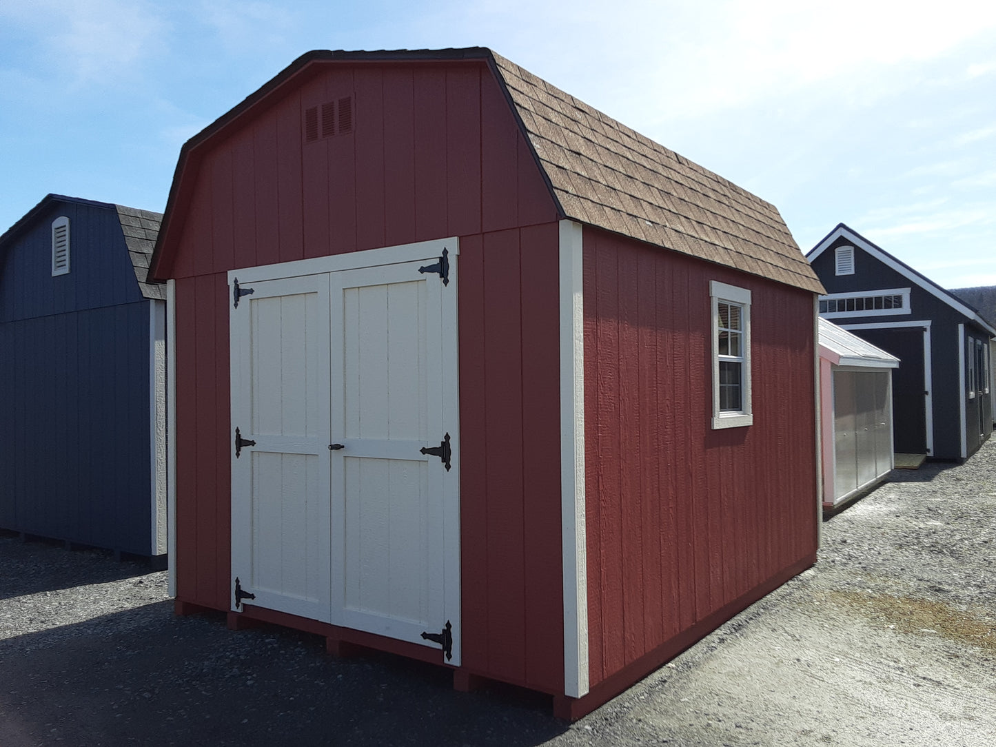 10x12 High Barn with SmartTec Siding