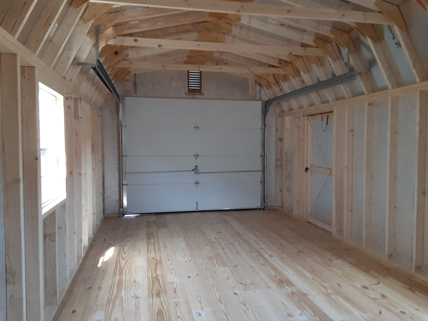 12x24 High Barn Garage with SmartTec Siding