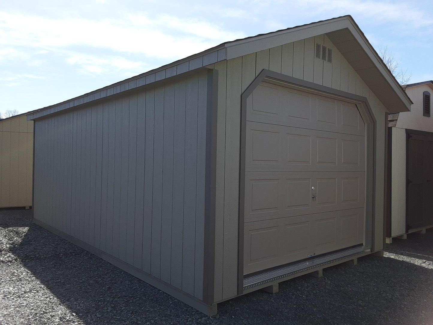 12x20 A-frame Garage with SmartTec Siding