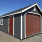 12x24 Garden Shed Garage with SmartTec Siding