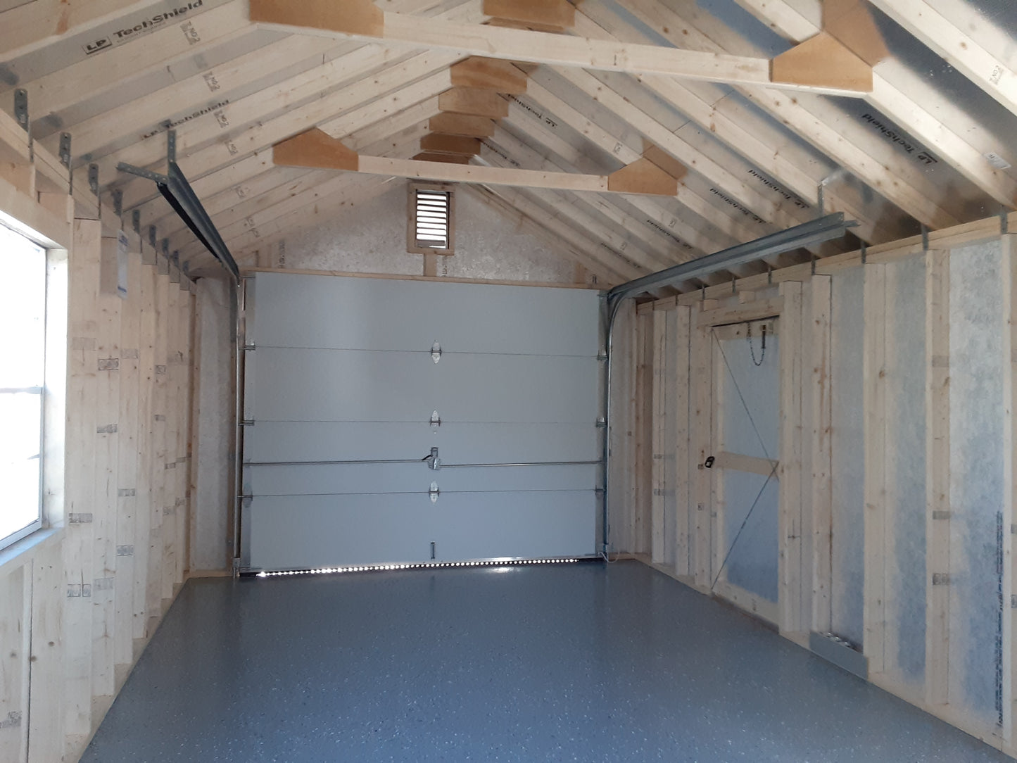 12x24 Garden Shed Garage with SmartTec Siding