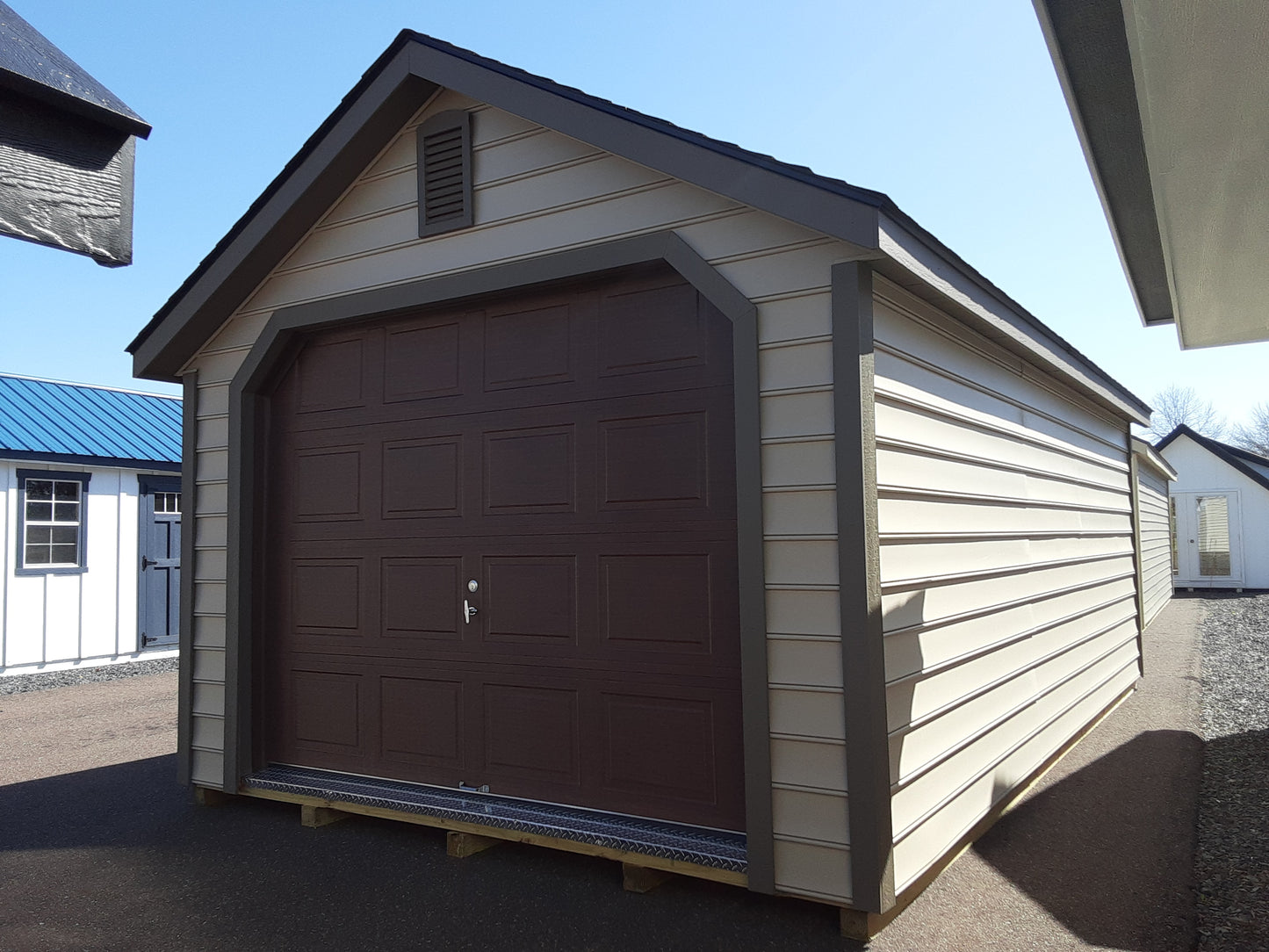 12x20 Garden Shed Garage with Vinyl Siding