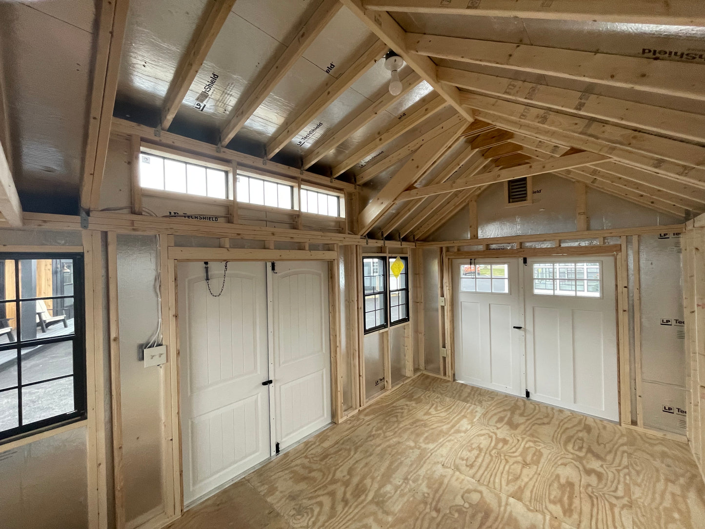 10x18 Garden Shed with Standing Seam Roof