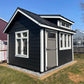 10x12 Garden Shed with Transom Dormer & Standing Seam Metal Roof