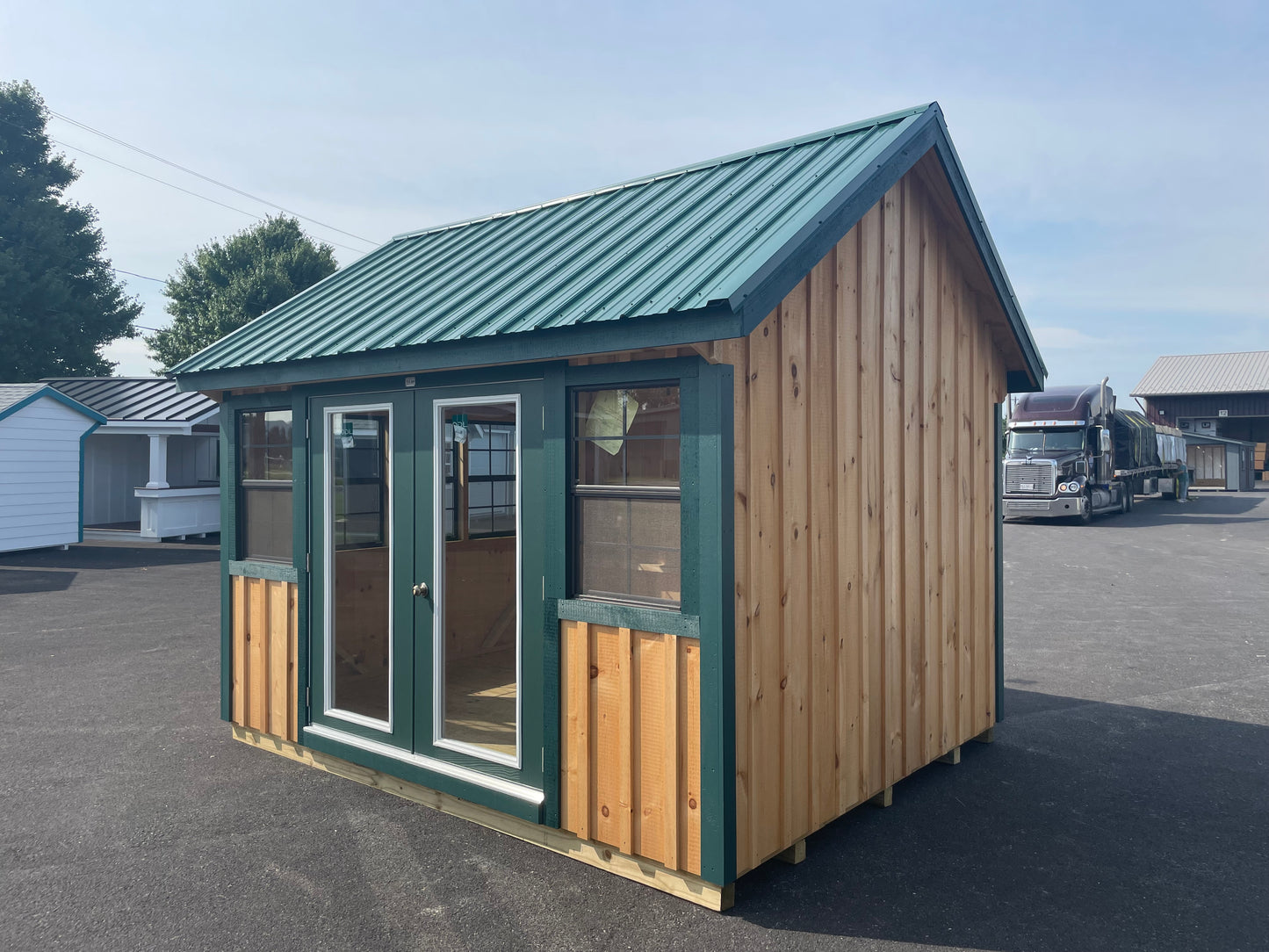 10x12 Garden Shed with Pine Board  & Batten Siding