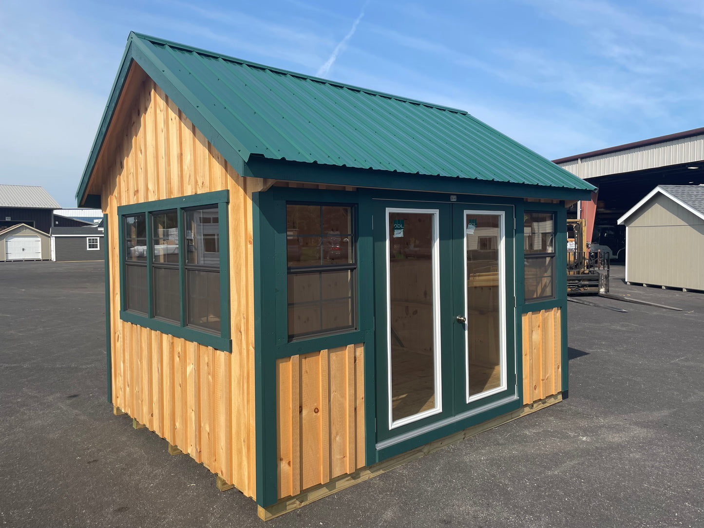 10x12 Garden Shed with Pine Board  & Batten Siding