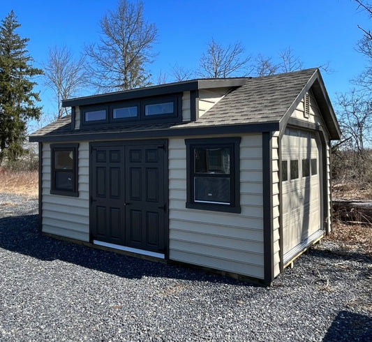 12x18 Garden Shed Garage Beaded Vinyl Siding