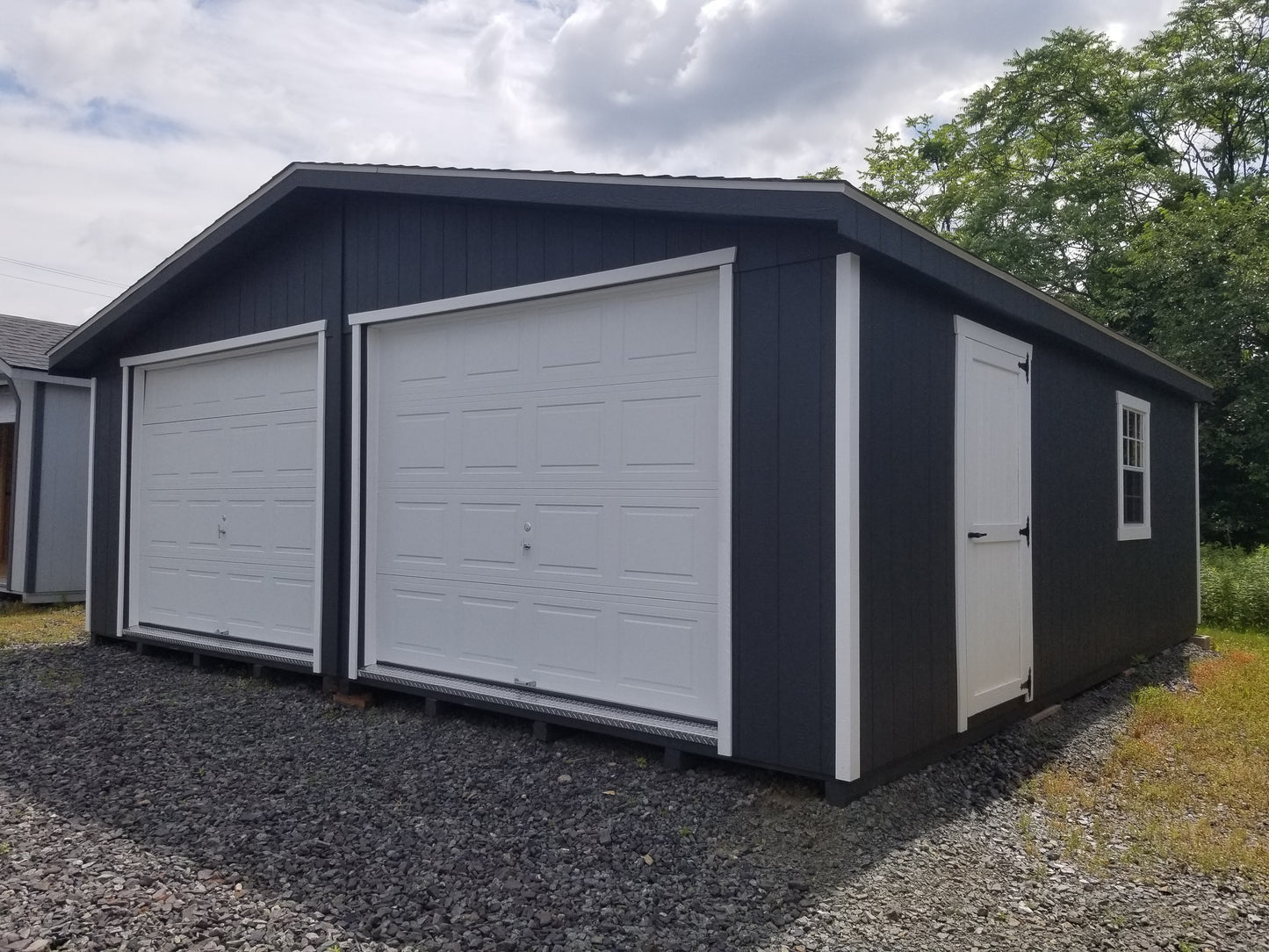 24x24 Doublewide Garage with SmartTec Siding