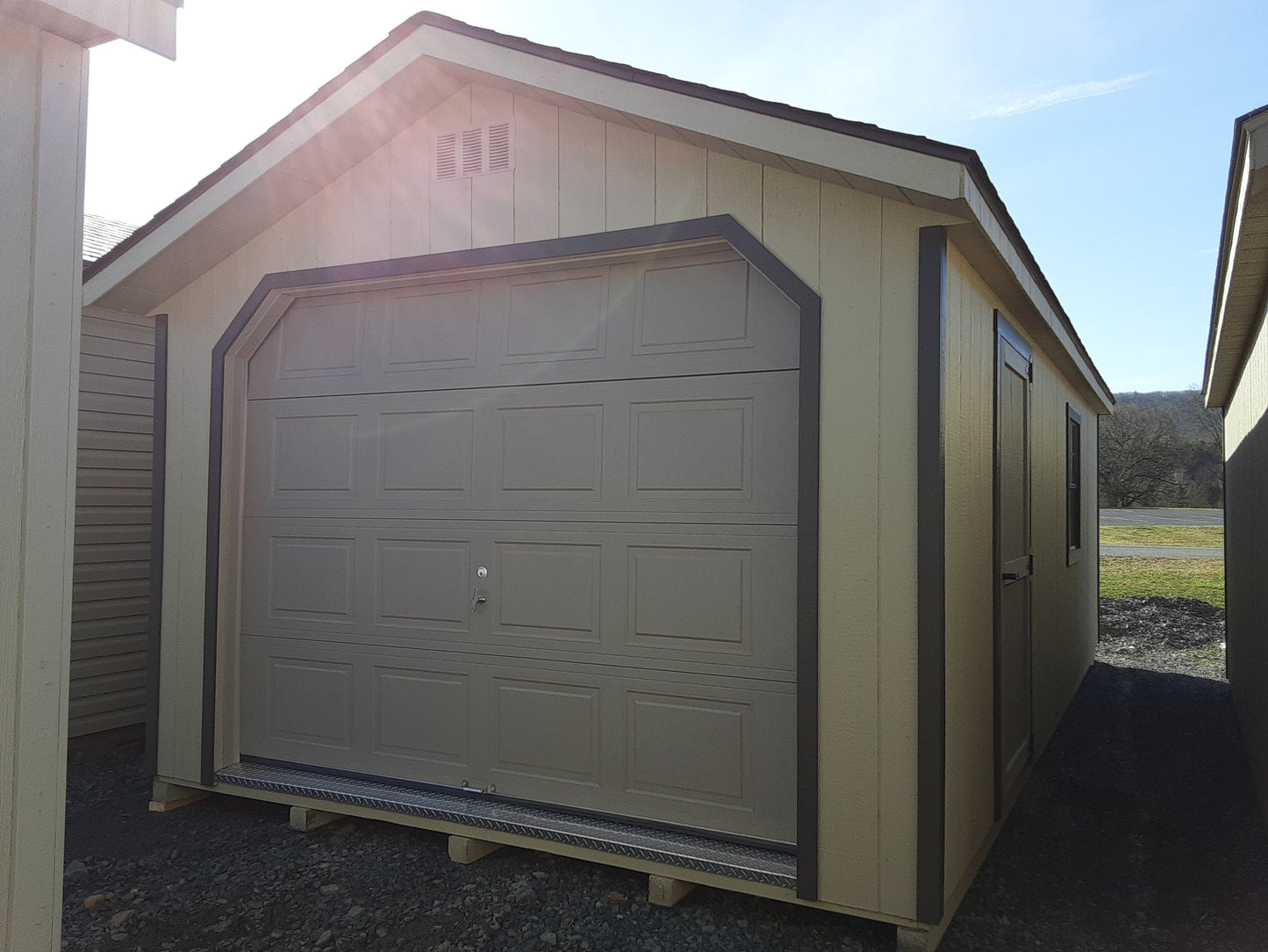 12x24 A-frame Garage with SmartTec Siding