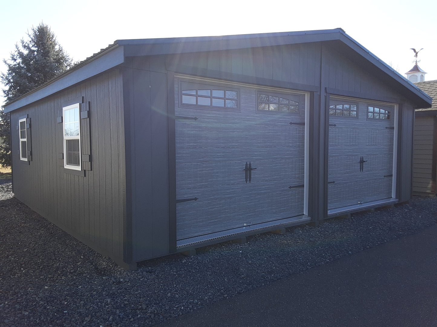 24x24 Doublewide Garage with SmartTec Siding