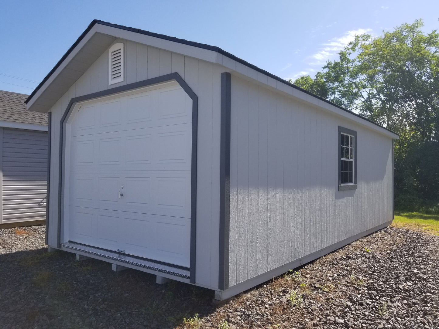 12x24 A-frame Garage with SmartTec Siding