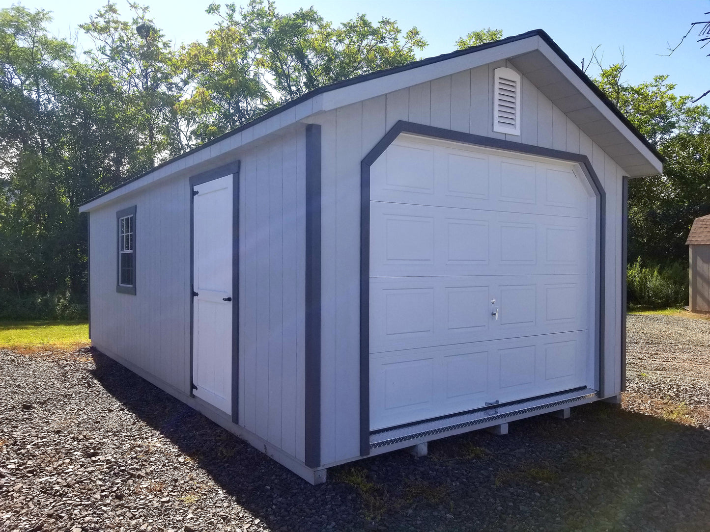 12x24 A-frame Garage with SmartTec Siding